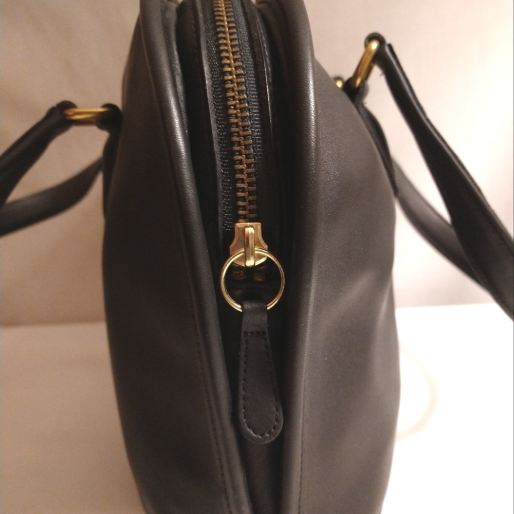 AUTHENTIC NEW VINTAGE COACH LARGE PELHAM BAG (#9958) BLACK (NWT) *FINAL SALE* - Picture 3 of 10